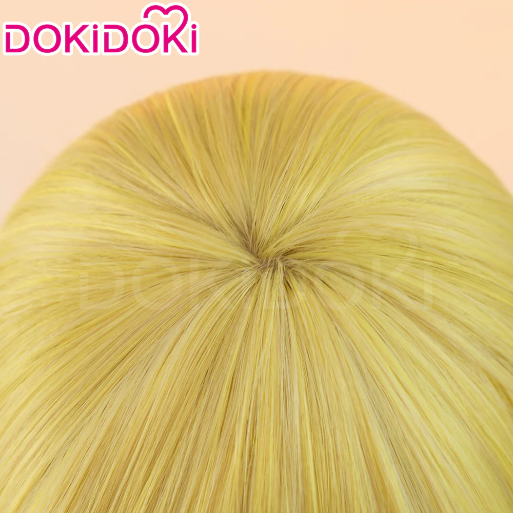 【Ready For Ship】DokiDoki Anime Cosplay Wig Long Straight Yellow Hair - Image 5