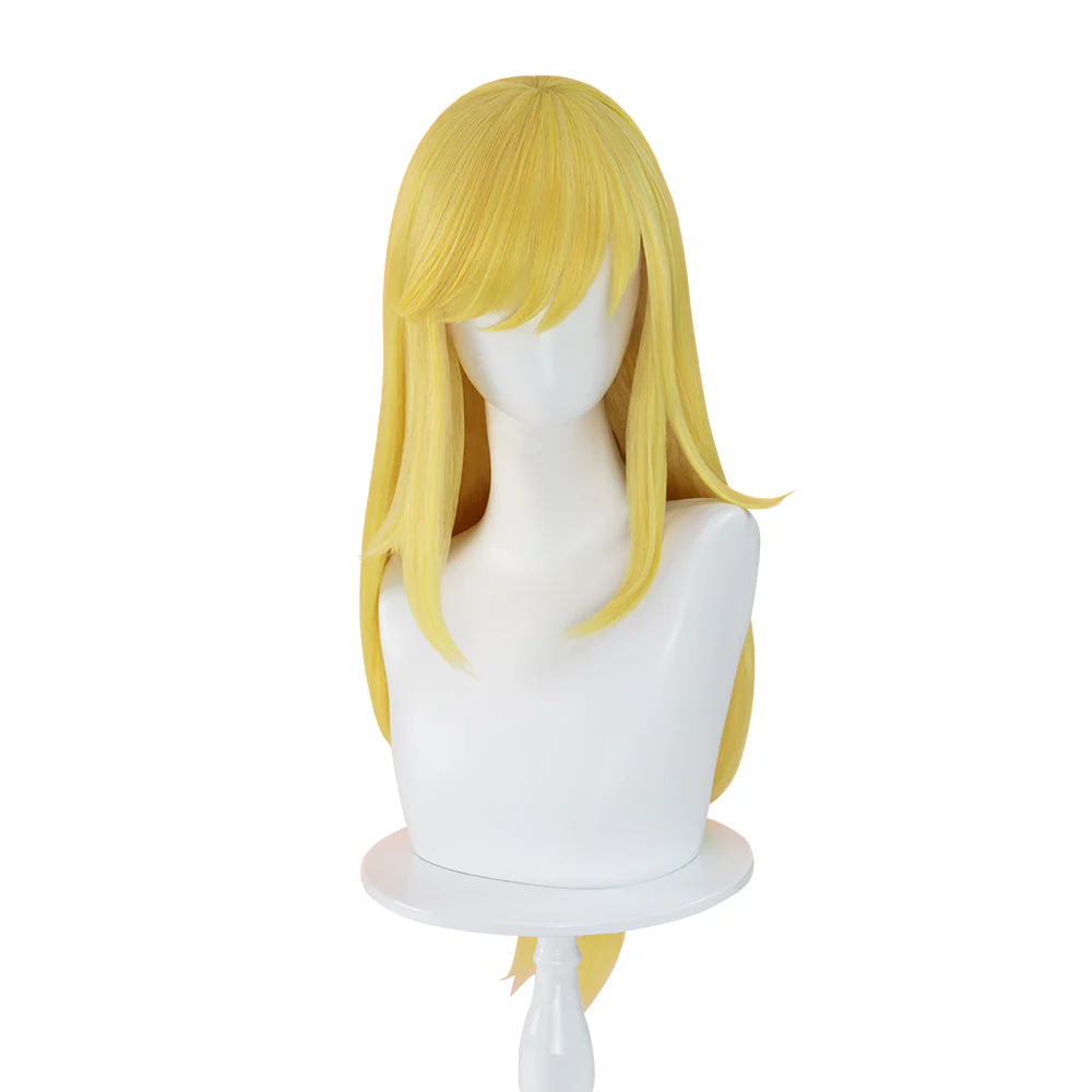 【Ready For Ship】DokiDoki Anime Cosplay Wig Long Straight Yellow Hair - Image 6