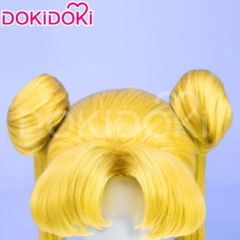 【Ready For Ship】DokiDoki Anime Cosplay Wig Long Version Yellow Straight Short Version Women Hair - Image 10