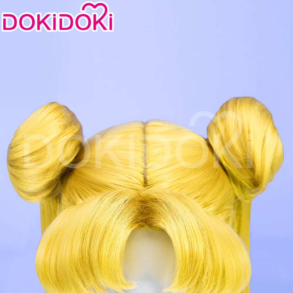 【Ready For Ship】DokiDoki Anime Cosplay Wig Long Version Yellow Straight Short Version Women Hair - Image 5