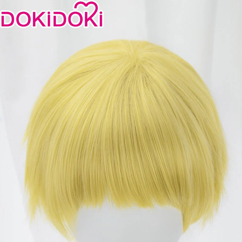 【In Stock】DokiDoki Anime Cosplay Wig  Men Golden Short Wig - Image 3