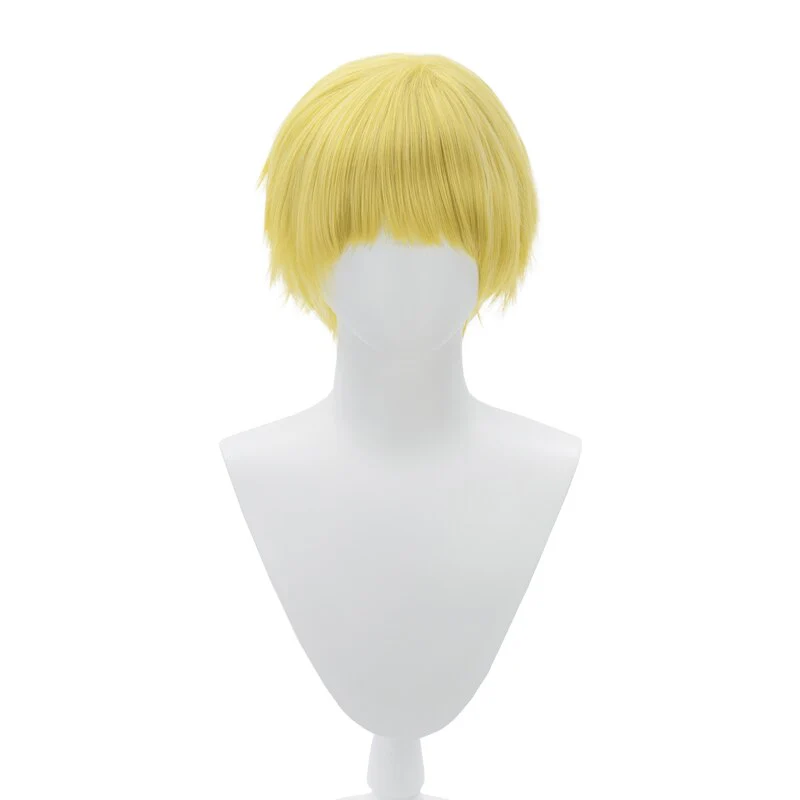 【In Stock】DokiDoki Anime Cosplay Wig  Men Golden Short Wig - Image 4