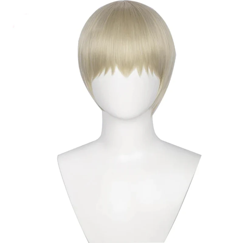 【Ready For Ship】Dokidoki Anime Cosplay Wig Men Short Halloween - Image 5