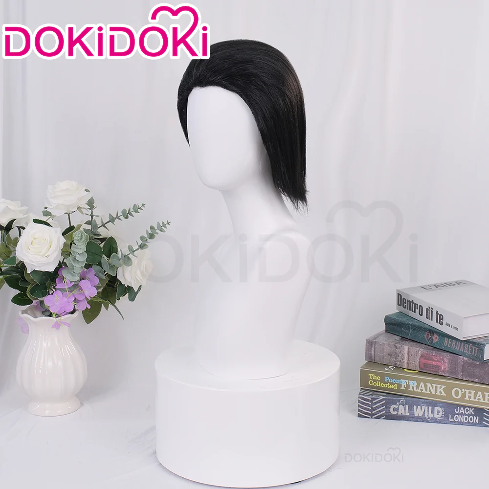 【Ready For Ship】 DokiDoki Anime Cosplay Wig Short Black Hair - Image 2
