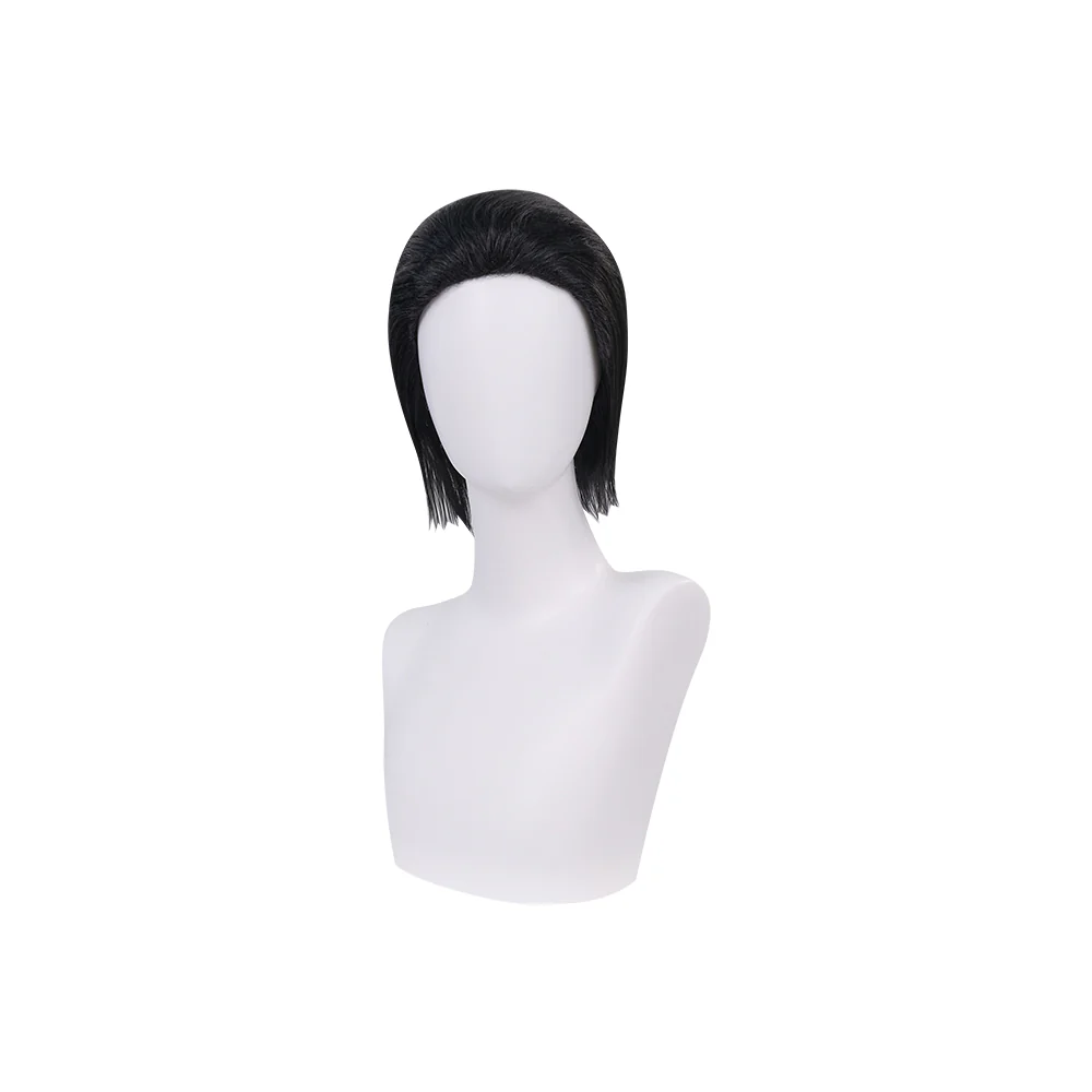 【Ready For Ship】 DokiDoki Anime Cosplay Wig Short Black Hair - Image 5