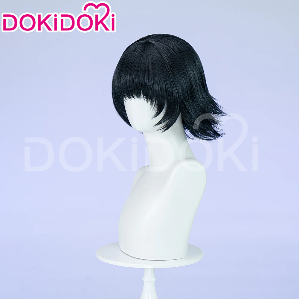【Ready For Ship】DokiDoki Anime Cosplay Wig Short Black Hair - Image 2