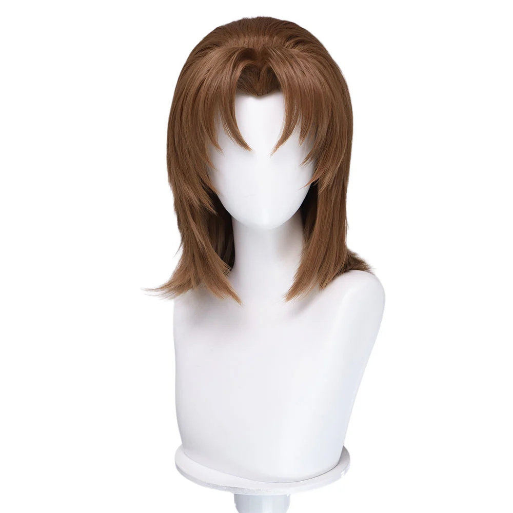 DokiDoki Anime Cosplay Wig Short Brown Hair - Image 5