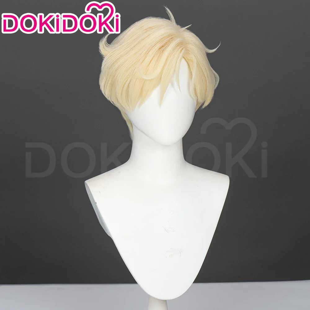 【Ready For Ship】Dokidoki Anime Cosplay Wig Short Curly Blonde Hair - Image 2