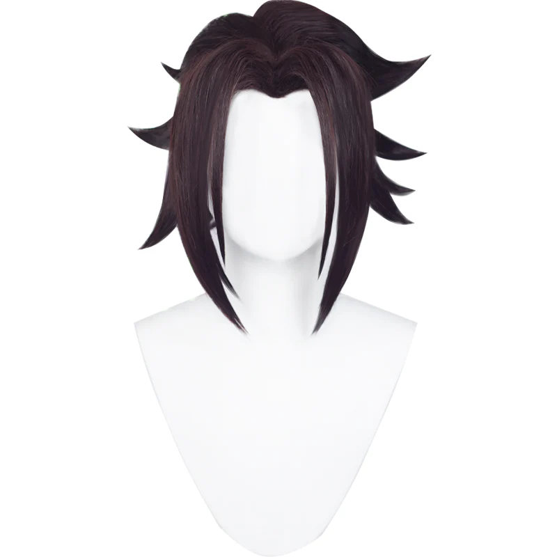 【 Ready For Ship】DokiDoki Anime Cosplay Wig Short Wig Male Black - Image 4