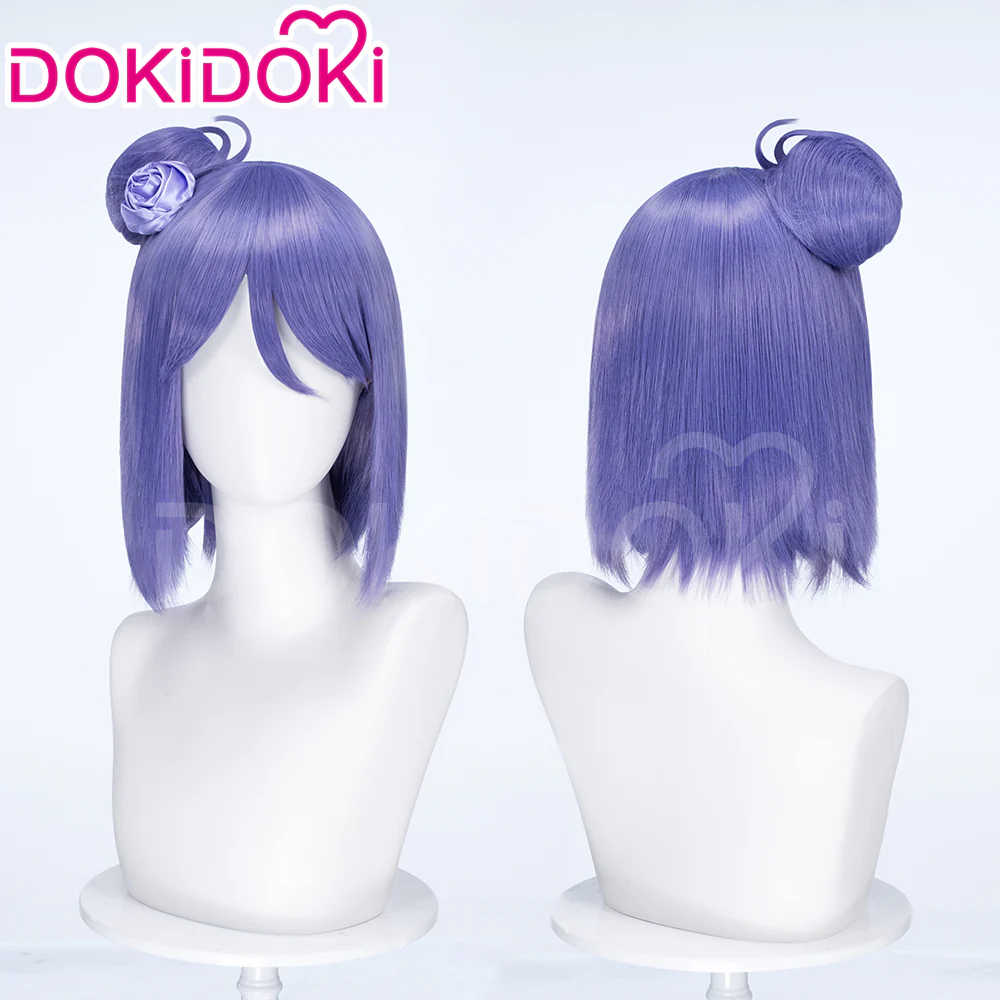 【Ready For Ship】DokiDoki Anime Cosplay Wig Short Purple Hair