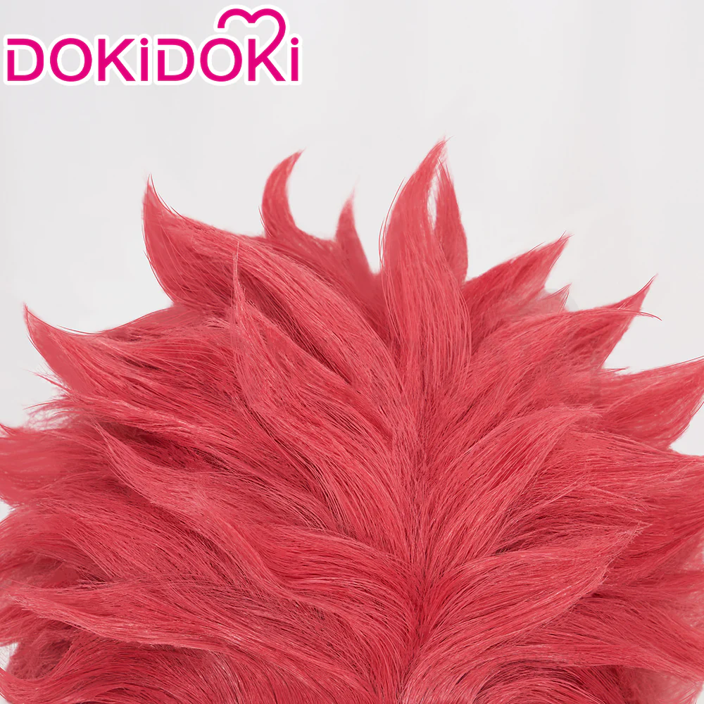 【Ready For Ship】DokiDoki Anime Cosplay Wig Short Red Hair / Fake Eyelashes - Image 3