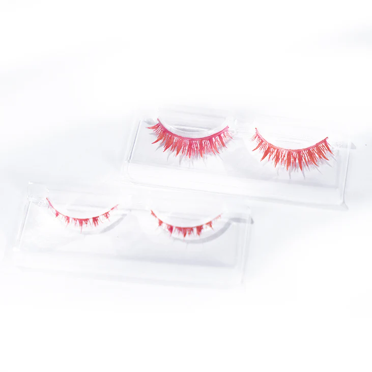 【Ready For Ship】DokiDoki Anime Cosplay Wig Short Red Hair / Fake Eyelashes - Image 8