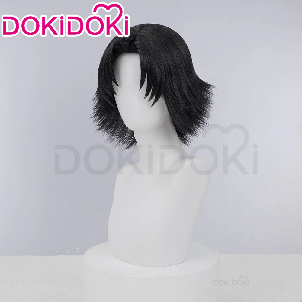 【Ready For Ship】DokiDoki Anime Cosplay Wig Short Straight Black Hair - Image 3