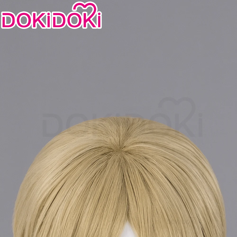 【Ready For Ship】DokiDoki Anime Cosplay Wig Short Straight Golden Hair Men - Image 4