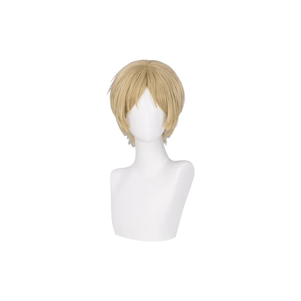 【Ready For Ship】DokiDoki Anime Cosplay Wig Short Straight Golden Hair Men - Image 5