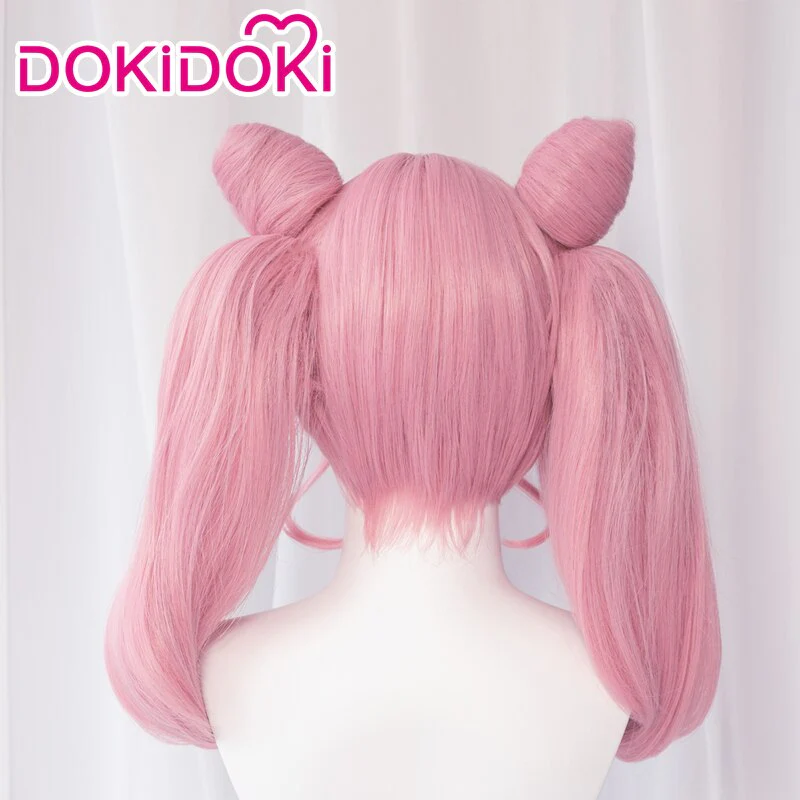 【Ready For Ship】DokiDoki Anime Cosplay Wig Small Lady Serenity Long Pink - Image 2