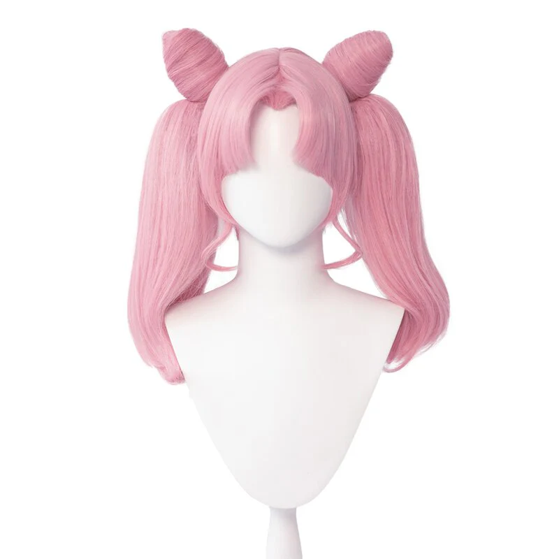 【Ready For Ship】DokiDoki Anime Cosplay Wig Small Lady Serenity Long Pink - Image 5