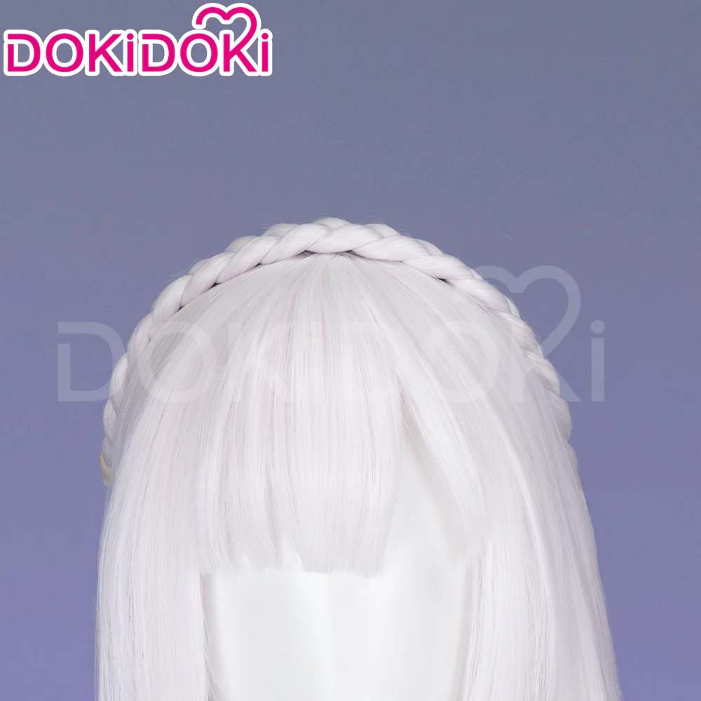 【Ready For Ship】DokiDoki Anime Cosplay Wig / Headwear Women Long White Hair - Image 6