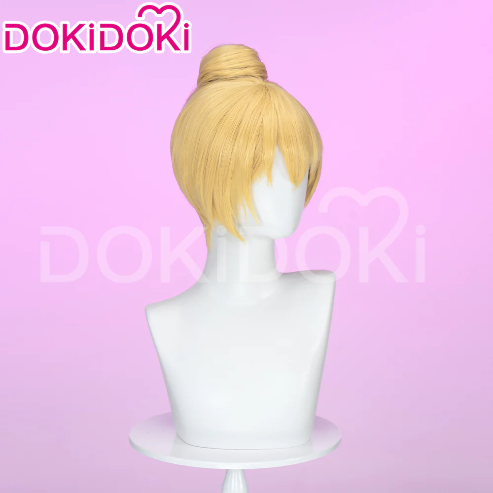 【Ready For Ship】DokiDoki Anime Cosplay Wig Yellow Straight Women Hair - Image 2