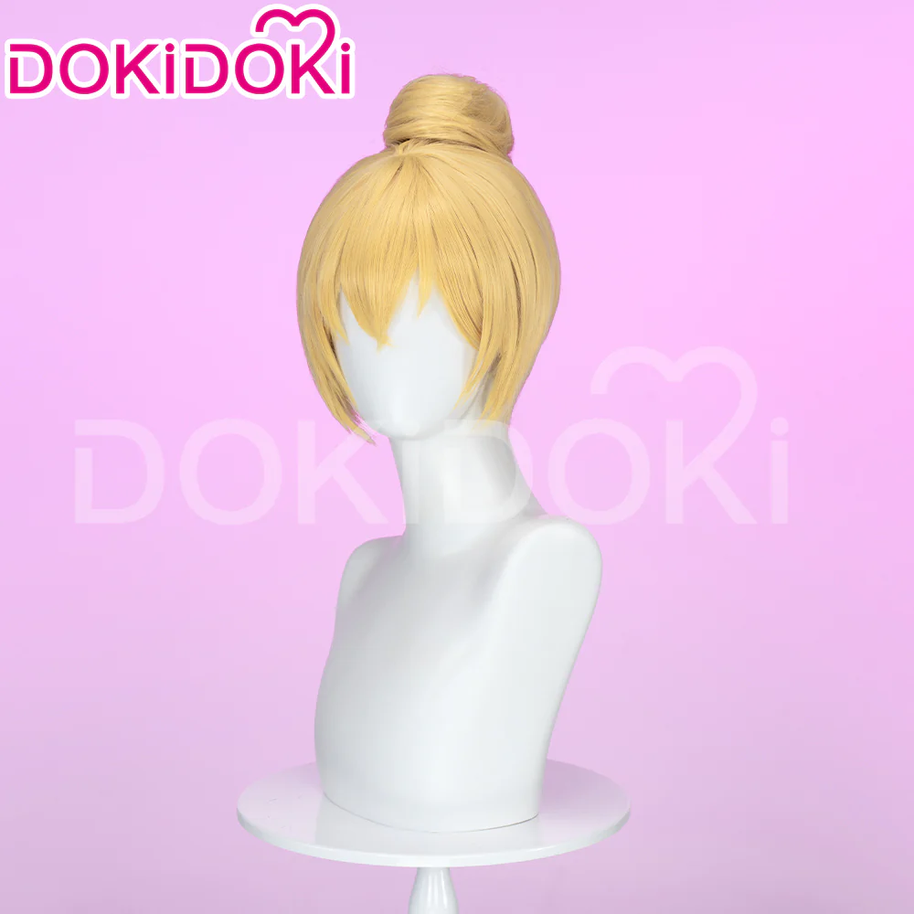【Ready For Ship】DokiDoki Anime Cosplay Wig Yellow Straight Women Hair - Image 3
