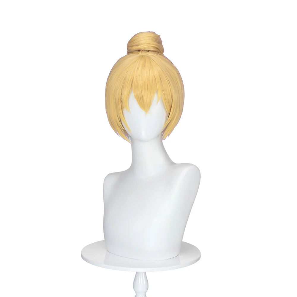 【Ready For Ship】DokiDoki Anime Cosplay Wig Yellow Straight Women Hair - Image 5