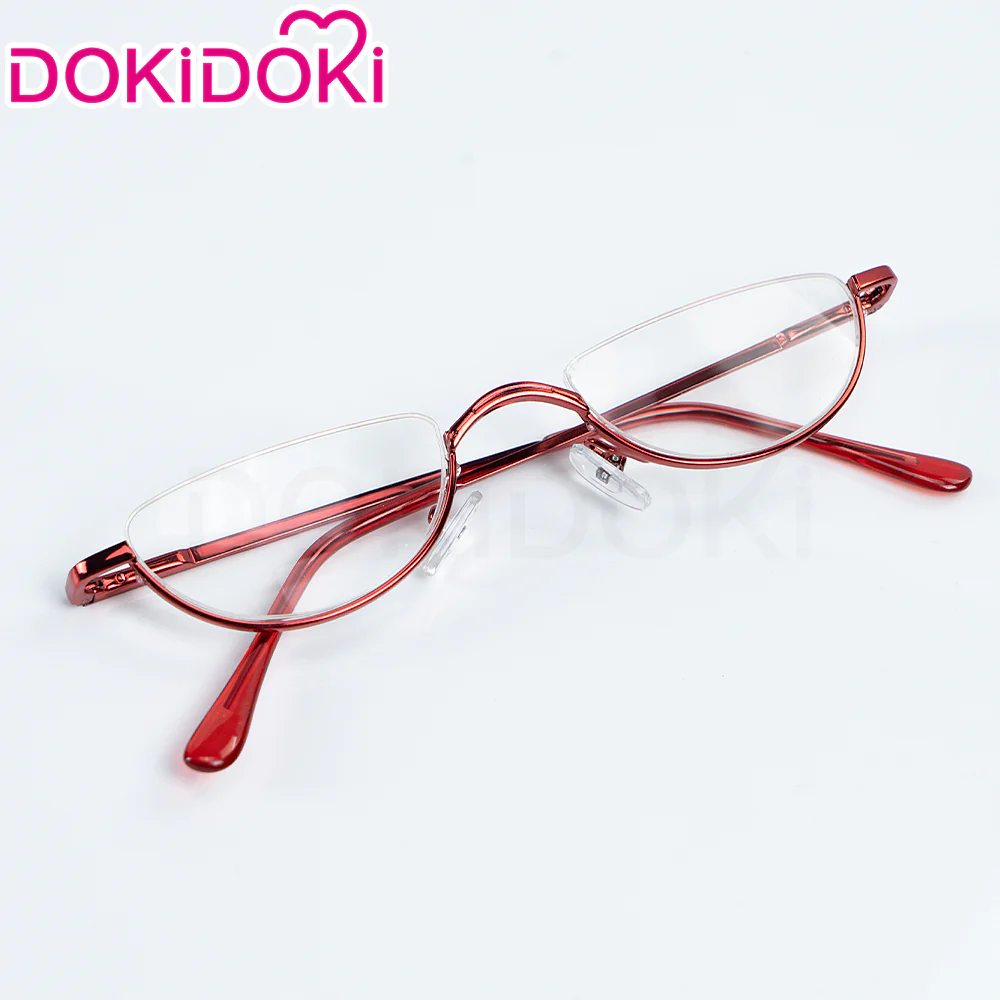 【Partially Ready For Ship】DokiDoki Anime DDD Cosplay Wig / Glasses / Eyepatch / Earrings  Long Straight White Hair - Image 12