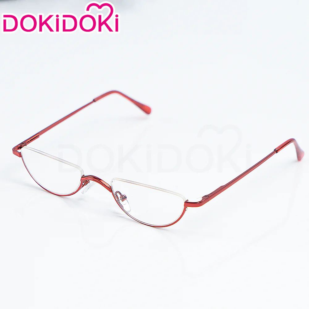 【Partially Ready For Ship】DokiDoki Anime DDD Cosplay Wig / Glasses / Eyepatch / Earrings  Long Straight White Hair - Image 13