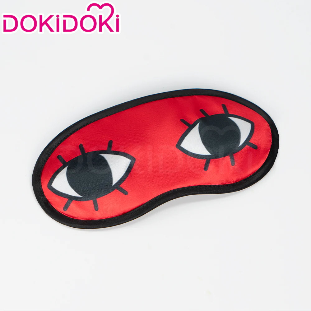 【Partially Ready For Ship】DokiDoki Anime DDD Cosplay Wig / Glasses / Eyepatch / Earrings  Long Straight White Hair - Image 15
