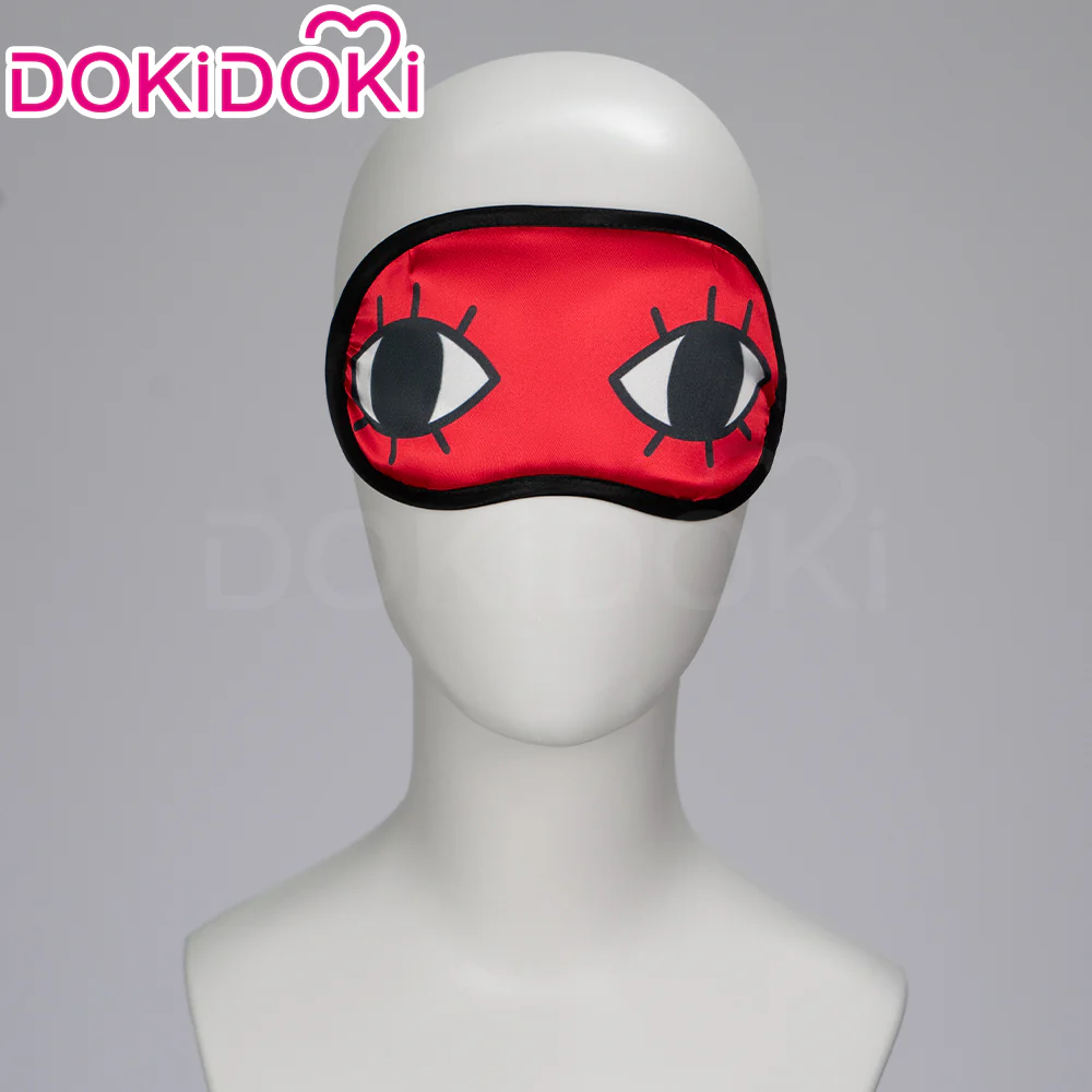 【Partially Ready For Ship】DokiDoki Anime DDD Cosplay Wig / Glasses / Eyepatch / Earrings  Long Straight White Hair - Image 16
