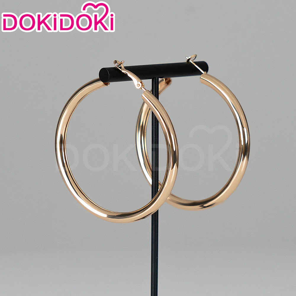 【Partially Ready For Ship】DokiDoki Anime DDD Cosplay Wig / Glasses / Eyepatch / Earrings  Long Straight White Hair - Image 18