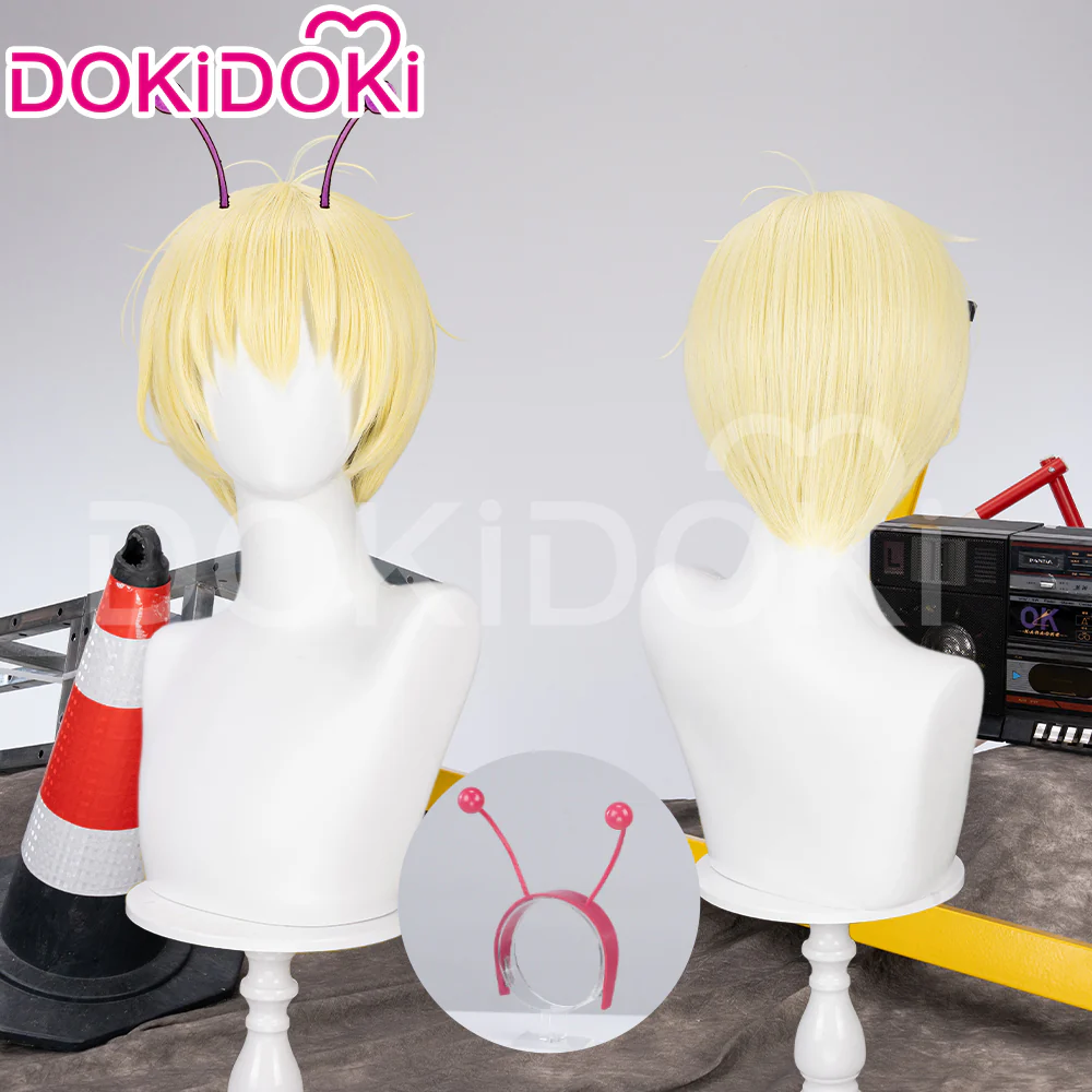 【Ready For Ship】DokiDoki Anime DDD Cosplay Cosplay Wig / Headwear Short Yellow Straight