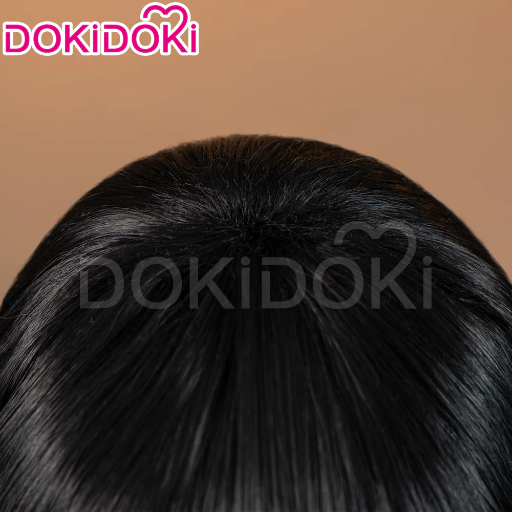 【Ready For Ship】DokiDoki Anime Delicious in Dungeon Cosplay Izutsumi Wig / Ears / Tail Short Straight Black Wig Dungeon Meshi - Image 5
