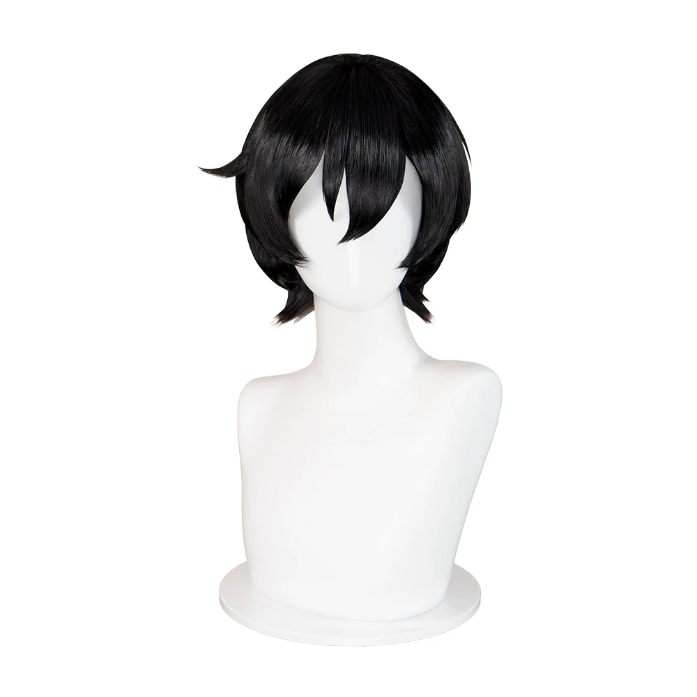 【Ready For Ship】DokiDoki Anime Delicious in Dungeon Cosplay Izutsumi Wig / Ears / Tail Short Straight Black Wig Dungeon Meshi - Image 6