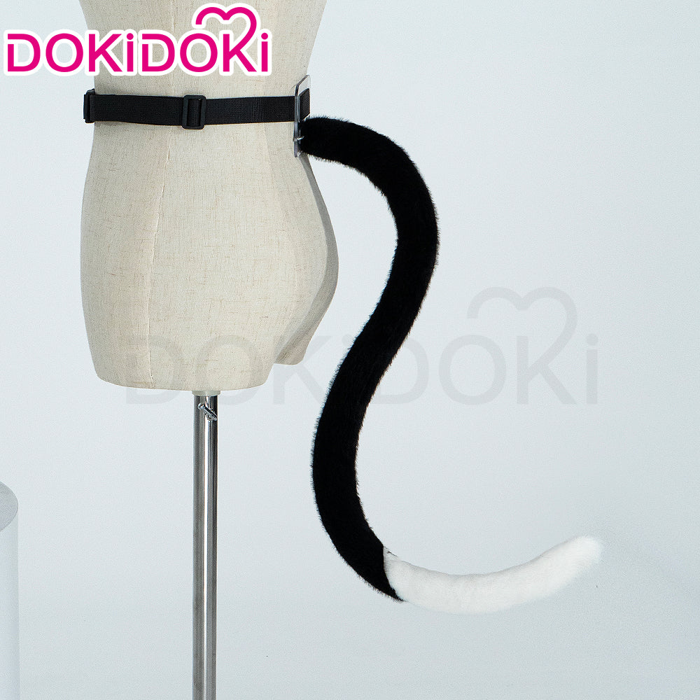 【Ready For Ship】DokiDoki Anime Delicious in Dungeon Cosplay Izutsumi Wig / Ears / Tail Short Straight Black Wig Dungeon Meshi - Image 9