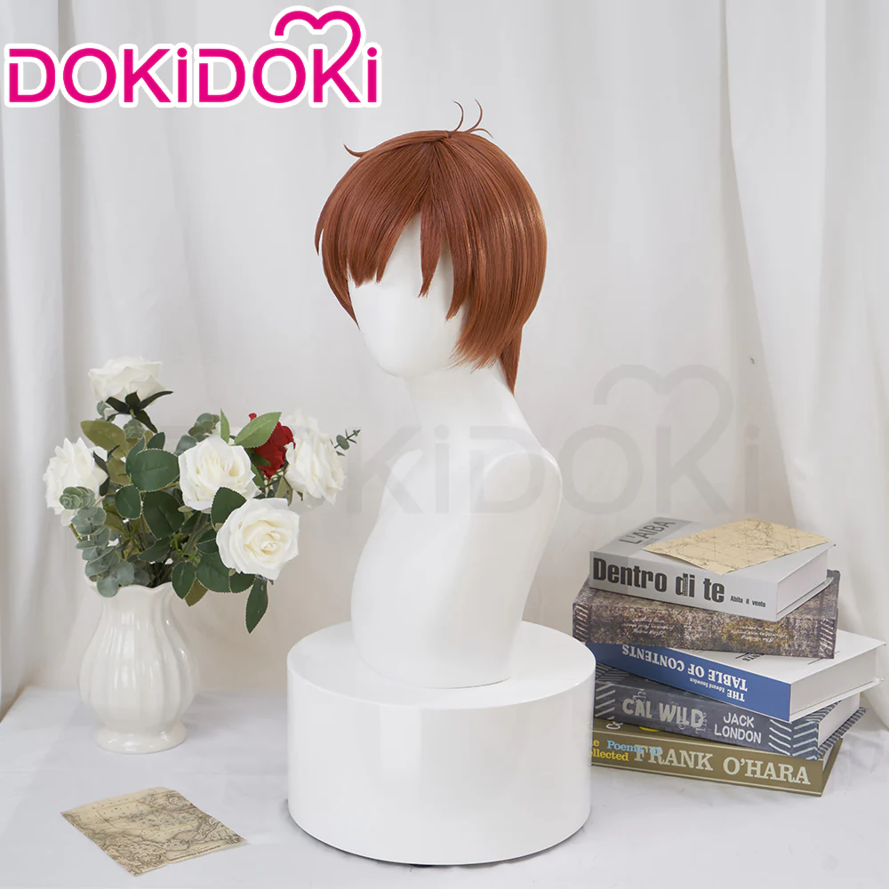 【Ready For Ship】DokiDoki Anime Delicious in Dungeon Cosplay Chilchuck Wig Short Brown Wig Dungeon Meshi - Image 3