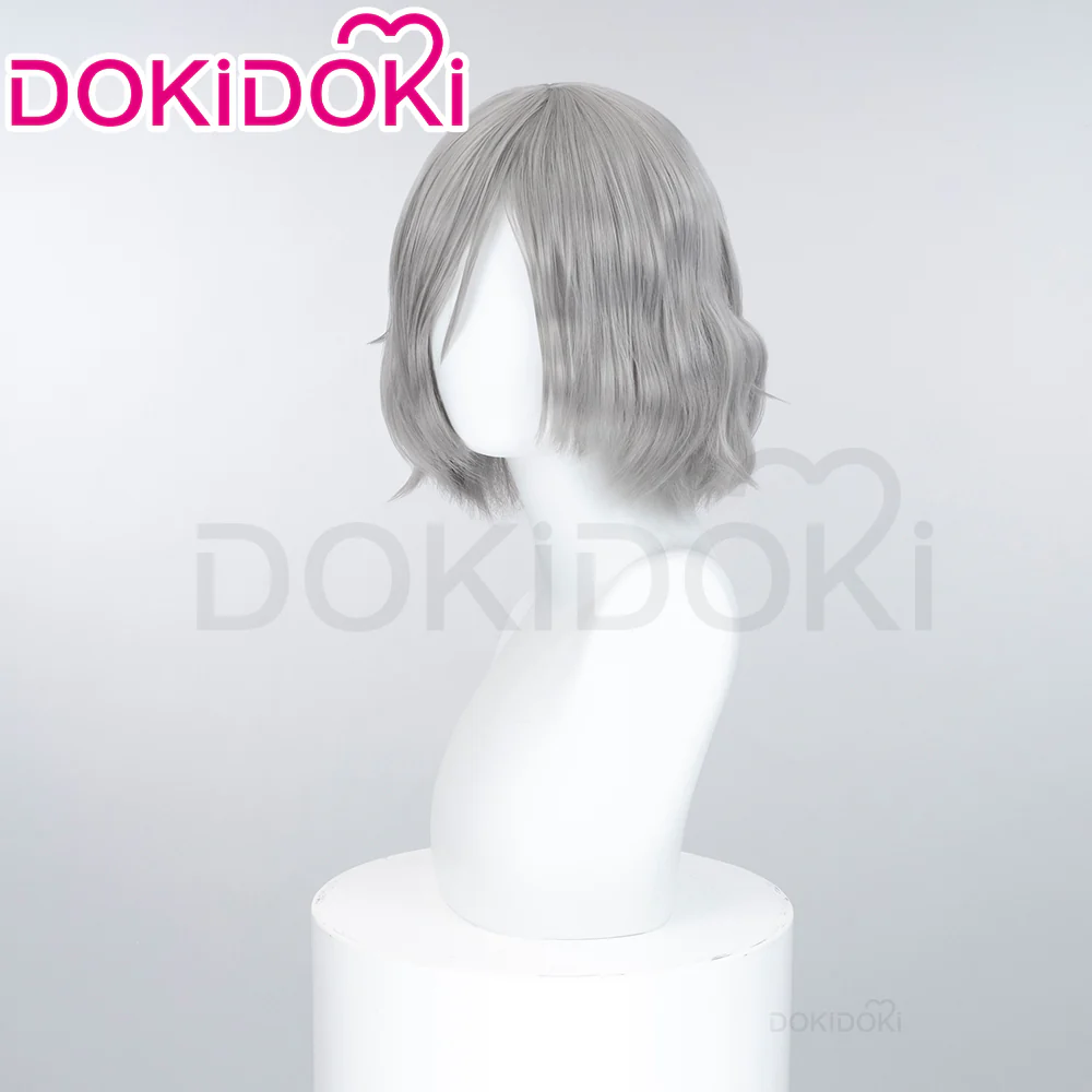【Ready For Ship】DokiDoki Anime Delicious in Dungeon Cosplay Mithrun Wig Short Curly Silver Wig Dungeon Meshi - Image 3