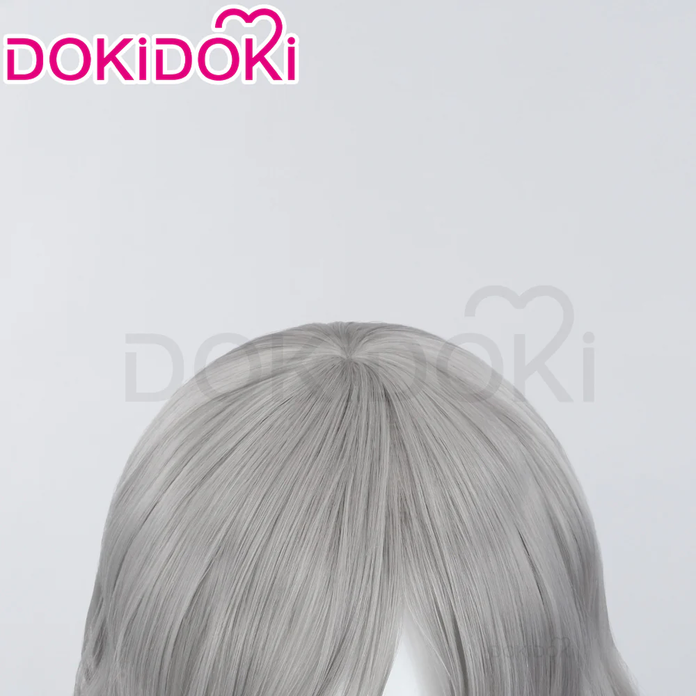【Ready For Ship】DokiDoki Anime Delicious in Dungeon Cosplay Mithrun Wig Short Curly Silver Wig Dungeon Meshi - Image 4