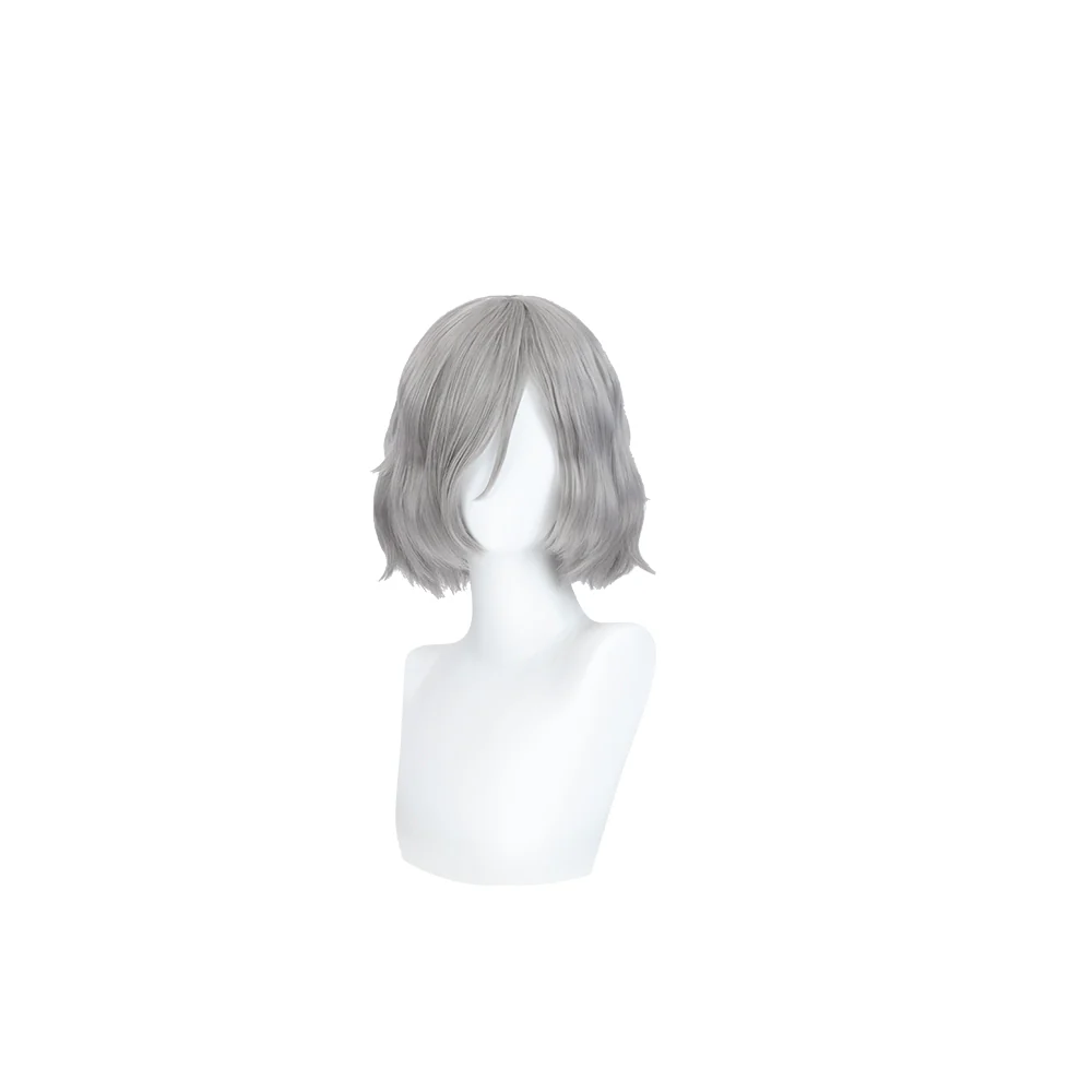 【Ready For Ship】DokiDoki Anime Delicious in Dungeon Cosplay Mithrun Wig Short Curly Silver Wig Dungeon Meshi - Image 5