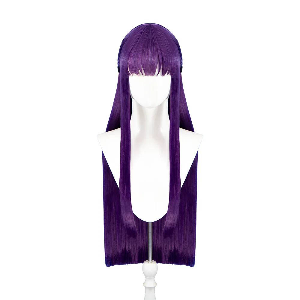 【Partial Ready For Ship】DokiDoki Anime Cosplay Wig / Accessory / Bracelets Long Purple Straight Hair - Image 6