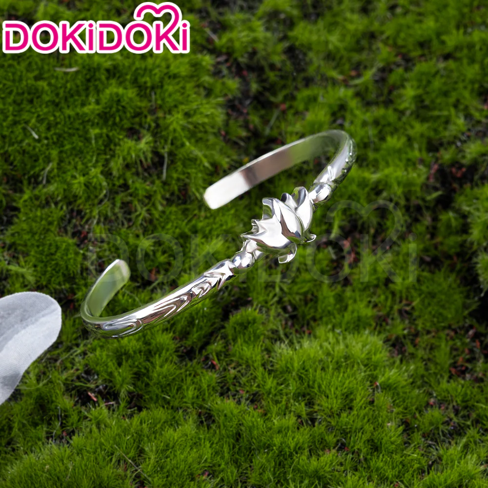 【Partial Ready For Ship】DokiDoki Anime Cosplay Wig / Accessory / Bracelets Long Purple Straight Hair - Image 9