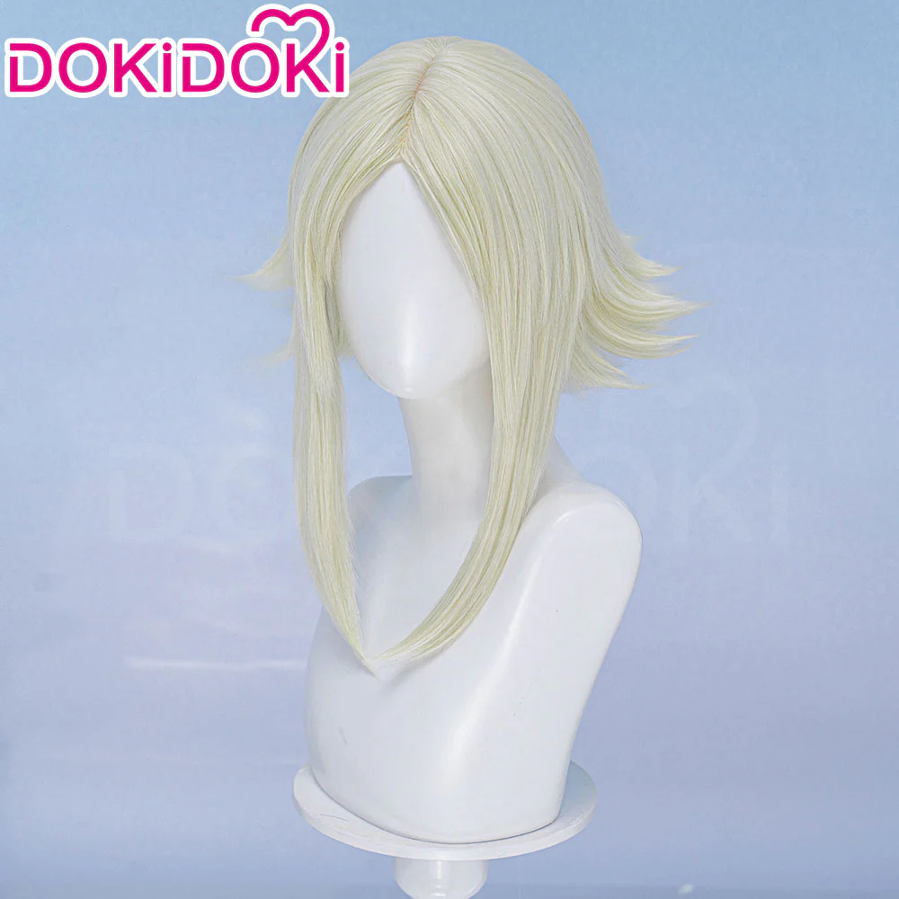 DokiDoki Anime GACHIAKUTA Cosplay Eishia Stilza Wig Short Blonde Hair - Image 2