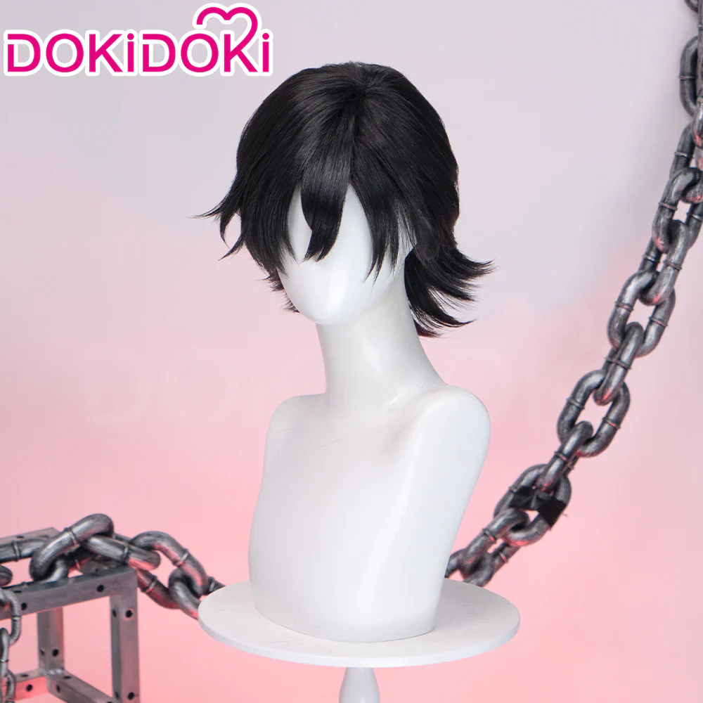 【Ready For Ship】DokiDoki Anime GACHIAKUTA Cosplay Follo Tunito Wig Short Black Hair - Image 2