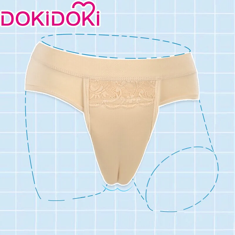 【In Stock】Dokidoki Anime Game Cosplay Accessories Pseudo Girl Panties False Crossdresser Realistic Panties - Image 6