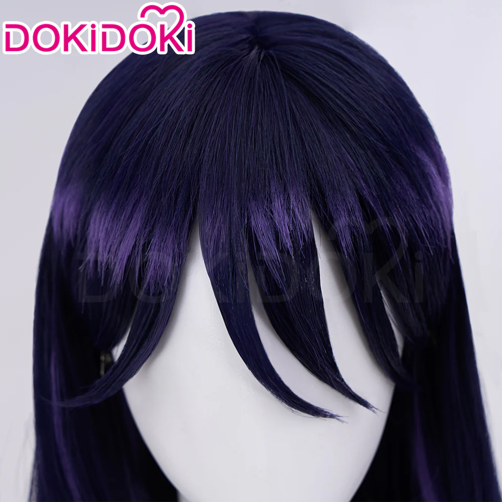 【Ready For Ship】DokiDoki Anime  Cosplay Wig Long Straight Blue Hair - Image 3