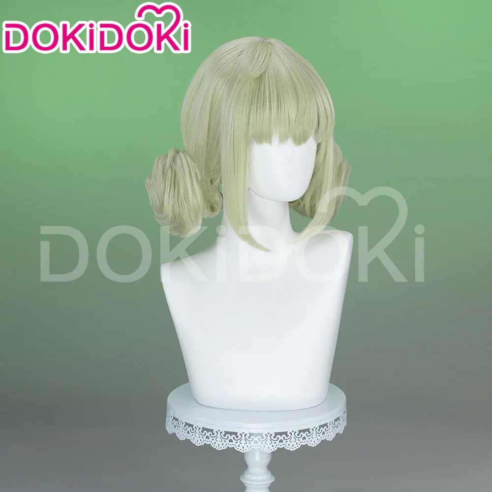 【Ready For Ship】DokiDoki Anime Gushing over Magical Girls Cosplay Aragakiwi Long Curly Green Hair - Image 2
