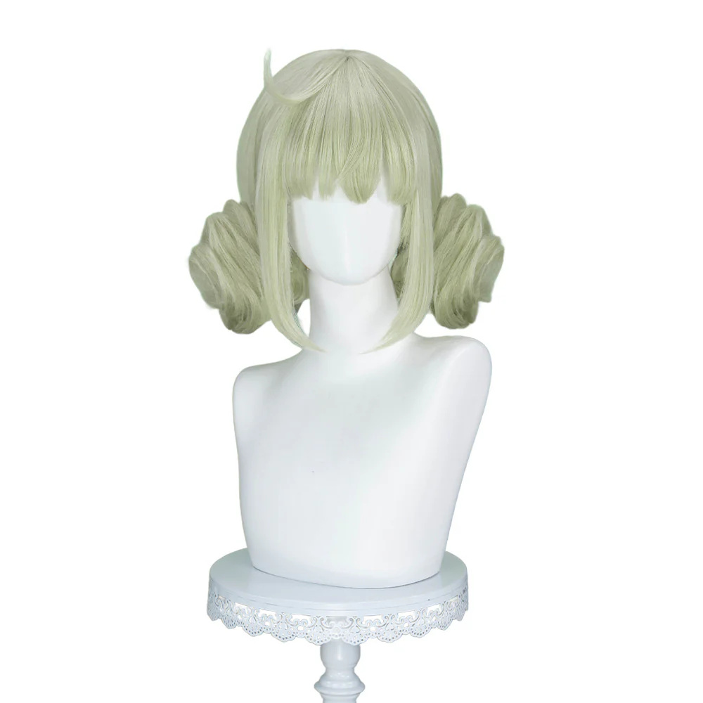 【Ready For Ship】DokiDoki Anime Gushing over Magical Girls Cosplay Aragakiwi Long Curly Green Hair - Image 5