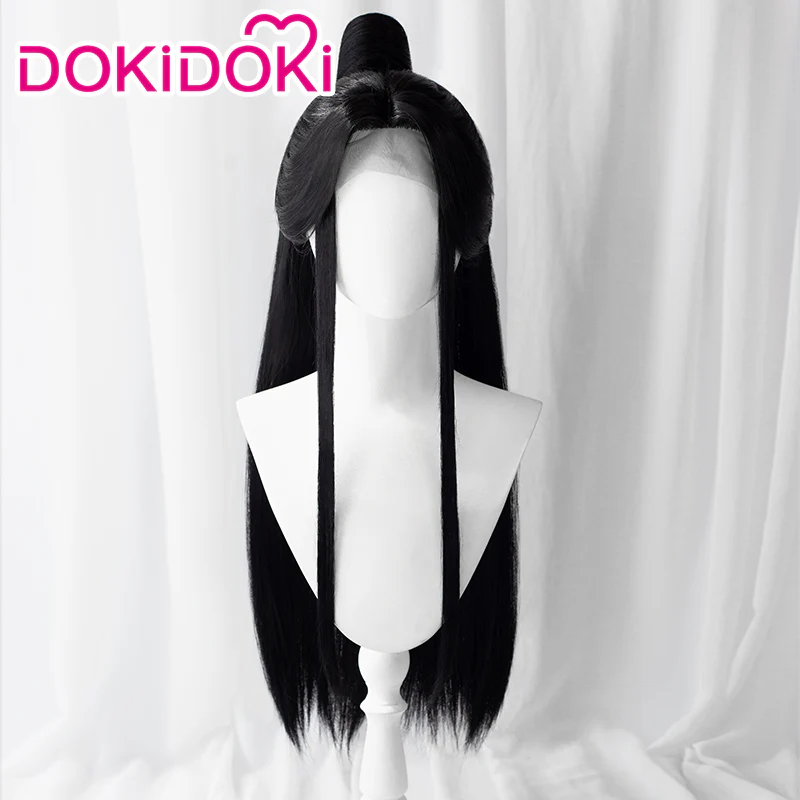 【Ready For Ship】【Front Lace】DokiDoki Anime Heaven Official's Blessing Cosplay Xie Lian  Tian Guan Ci Fu  Wig Xielian TGCF Long Black - Image 2