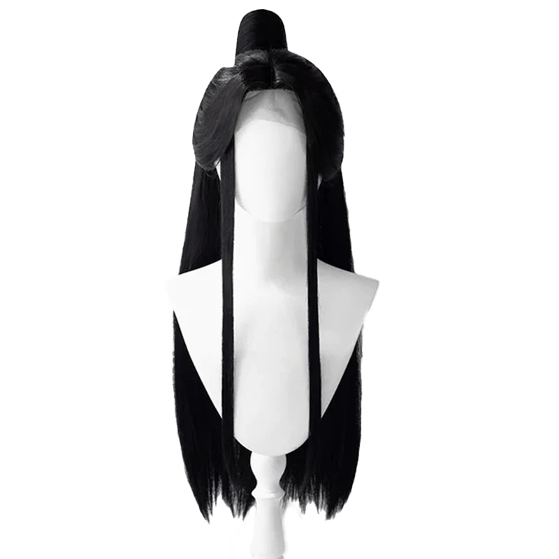 【Ready For Ship】【Front Lace】DokiDoki Anime Heaven Official's Blessing Cosplay Xie Lian  Tian Guan Ci Fu  Wig Xielian TGCF Long Black - Image 6