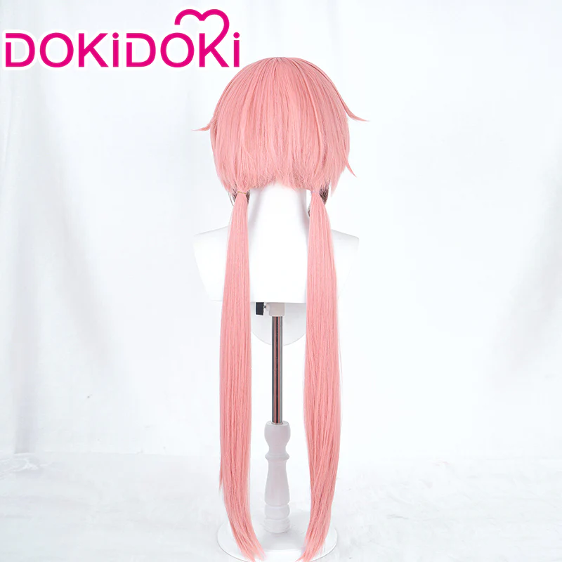【Ready For Ship】DokiDoki Anime Heaven's Lost Property Cosplay Icarus Wig Long Straight Pink Hair Uranus Queen - Image 3