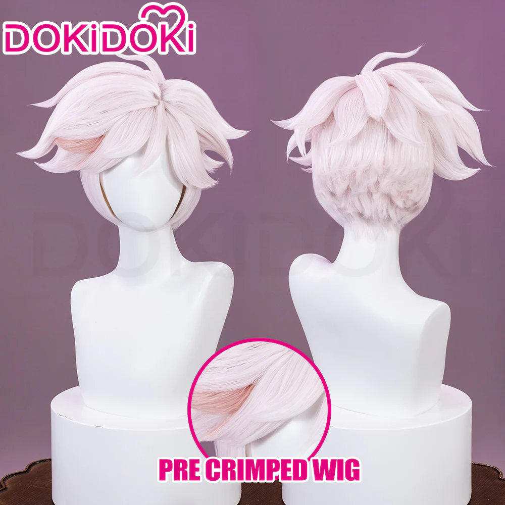 【Partially Ready For Ship】DokiDoki Anime Hell Hotel Cosplay Wig Pink Short / Long Pre Crimped - Image 2